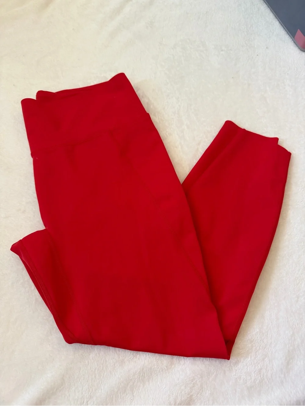 Nike Bright Red High-Rise Performance Leggings